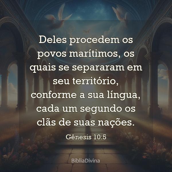 Gênesis 10:5