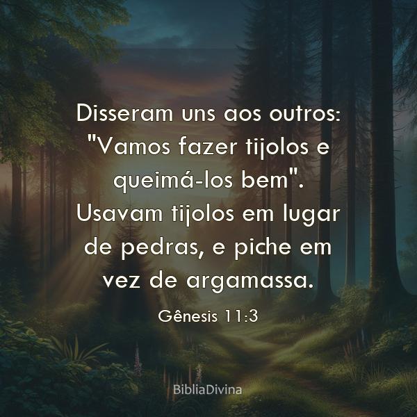 Gênesis 11:3