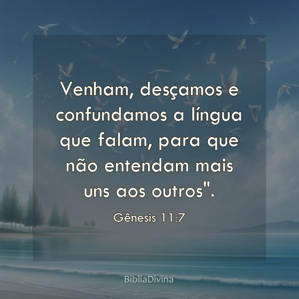 Gênesis 11:7