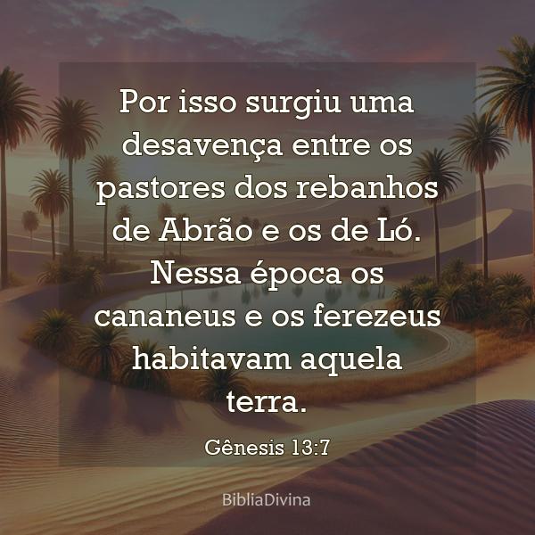 Gênesis 13:7