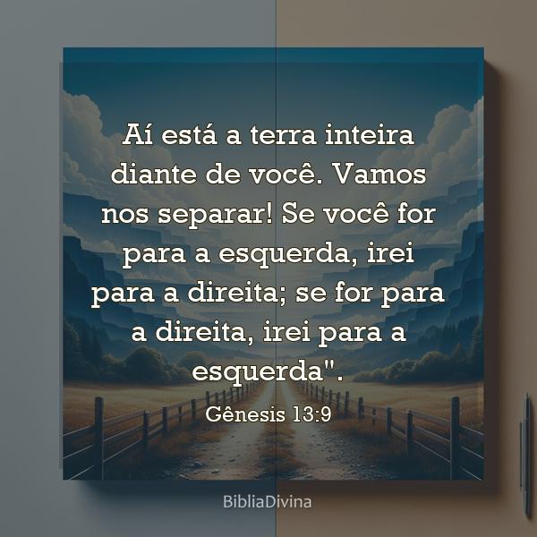 Gênesis 13:9