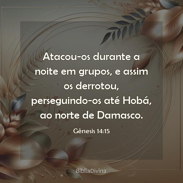 Gênesis 14:15