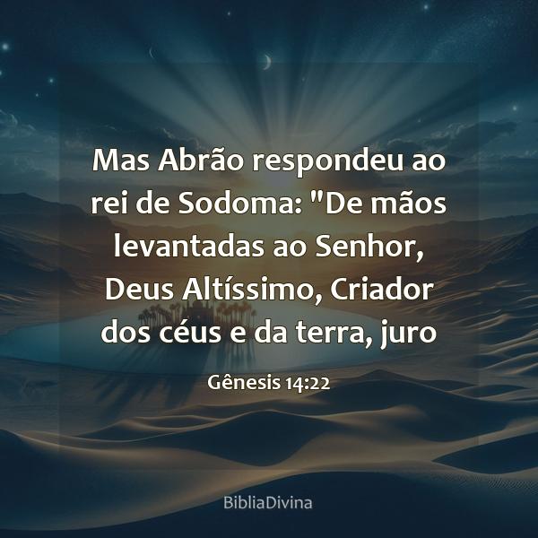 Gênesis 14:22