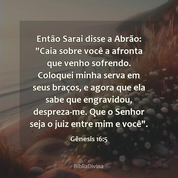 Gênesis 16:5