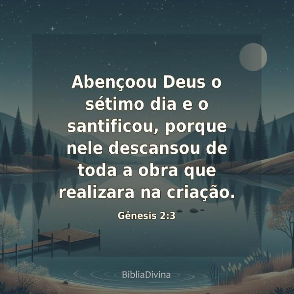 Gênesis 2:3