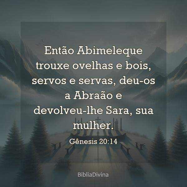 Gênesis 20:14