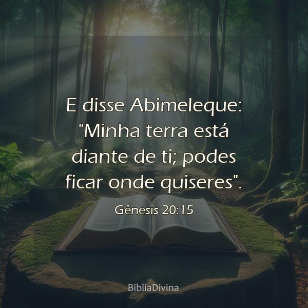 Gênesis 20:15