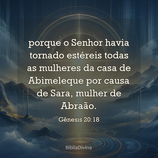 Gênesis 20:18