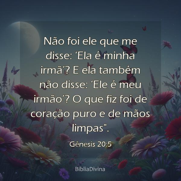 Gênesis 20:5