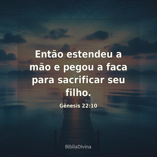 Gênesis 22:10