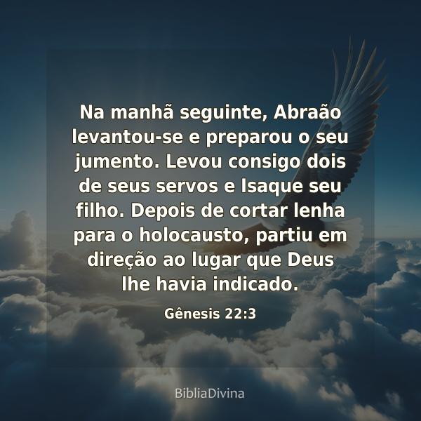 Gênesis 22:3