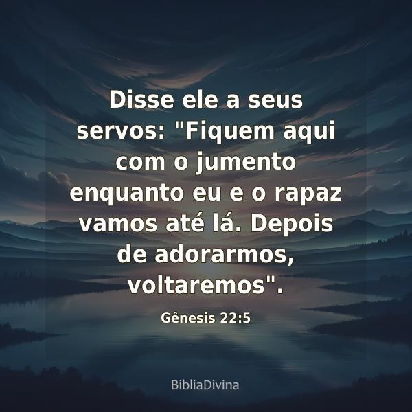 Gênesis 22:5