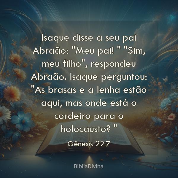 Gênesis 22:7