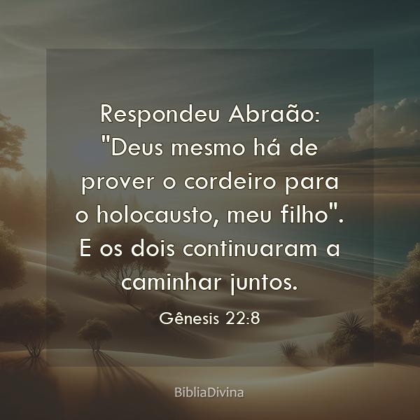 Gênesis 22:8