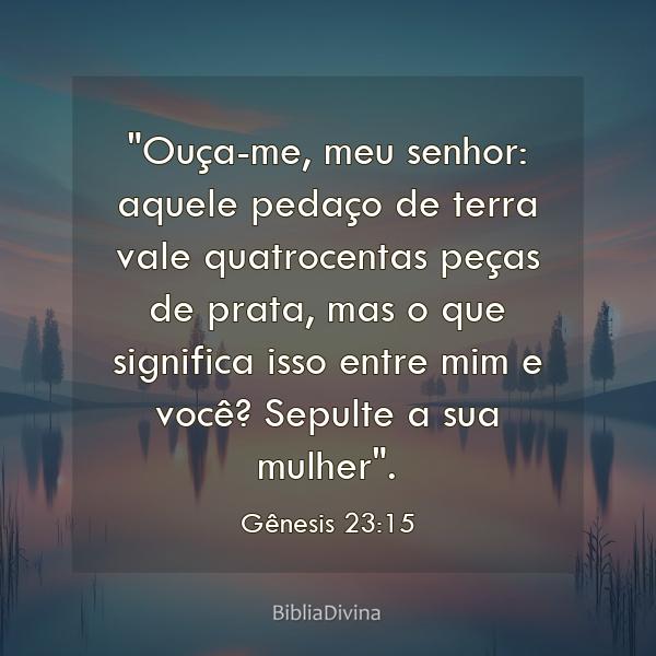 Gênesis 23:15