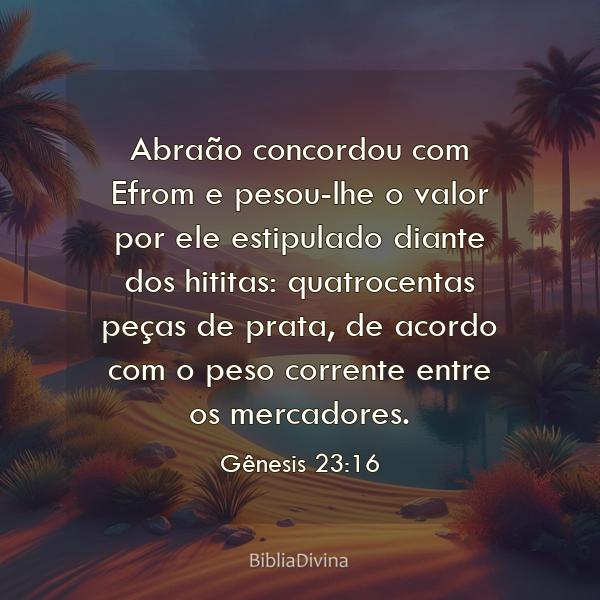 Gênesis 23:16