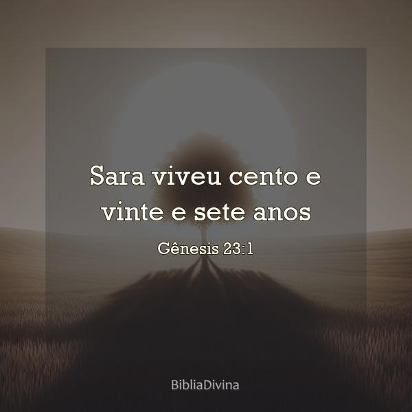 Gênesis 23:1