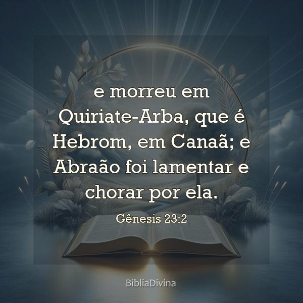 Gênesis 23:2