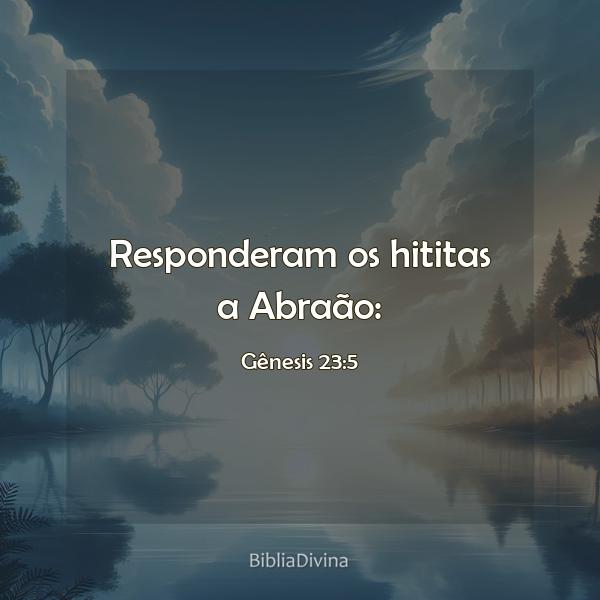 Gênesis 23:5