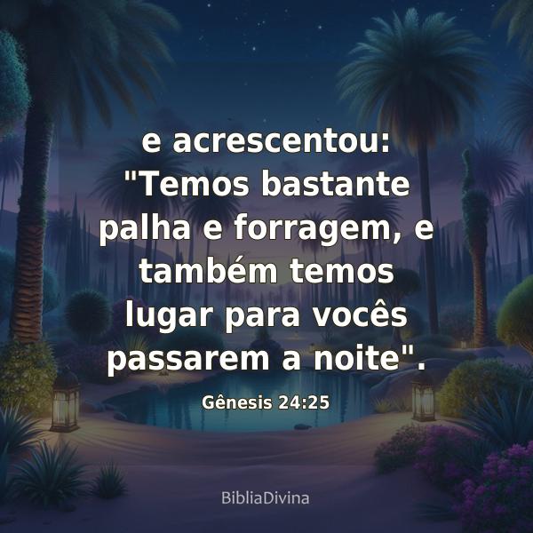 Gênesis 24:25