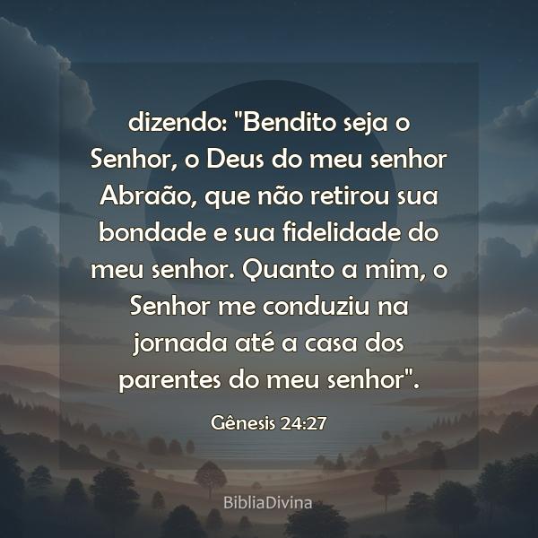 Gênesis 24:27