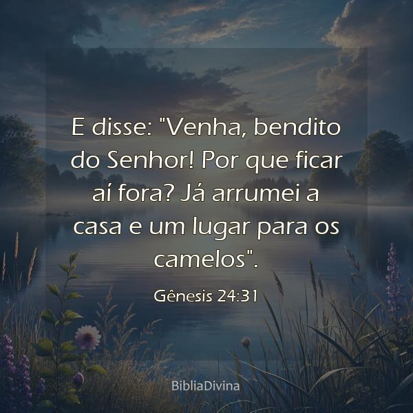 Gênesis 24:31