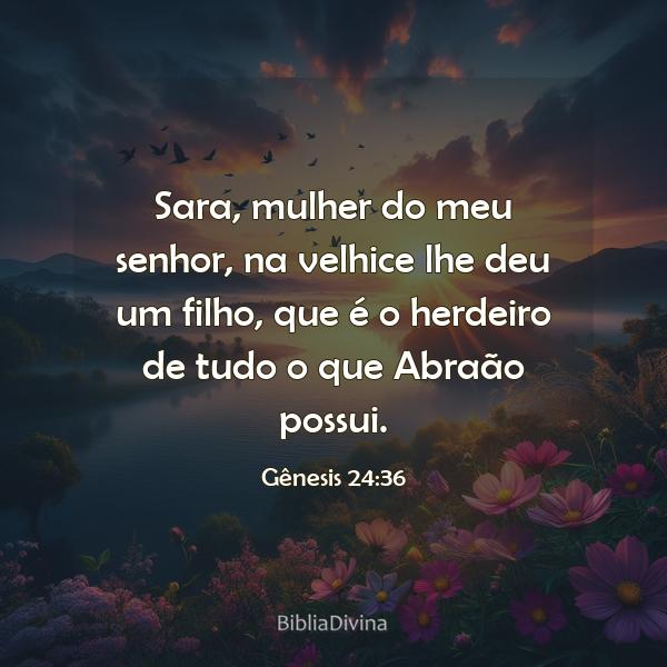 Gênesis 24:36