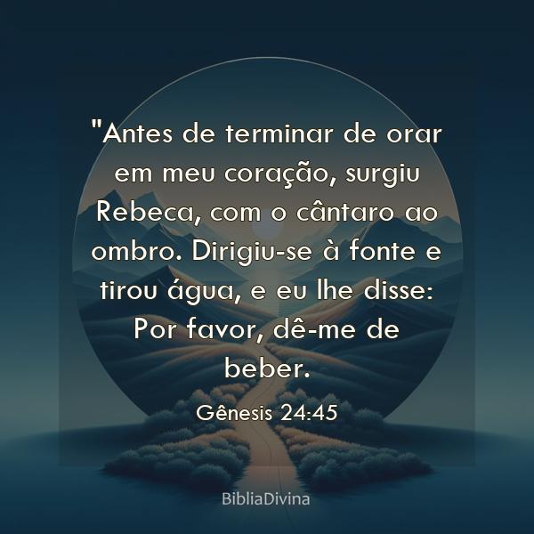 Gênesis 24:45