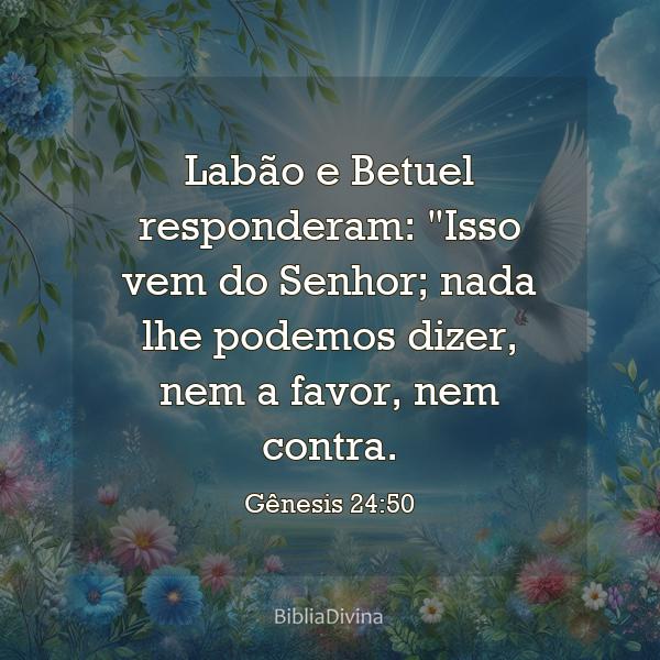 Gênesis 24:50