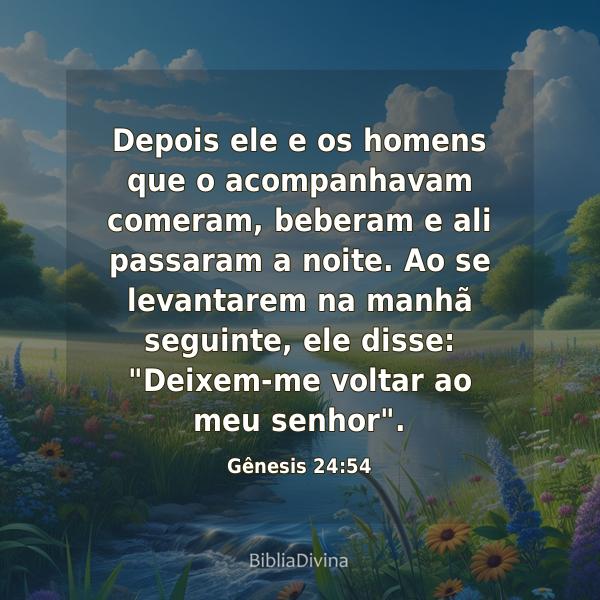 Gênesis 24:54