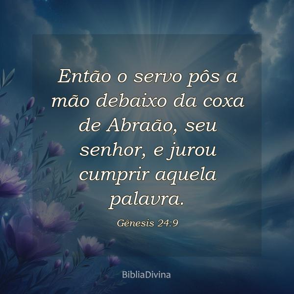 Gênesis 24:9