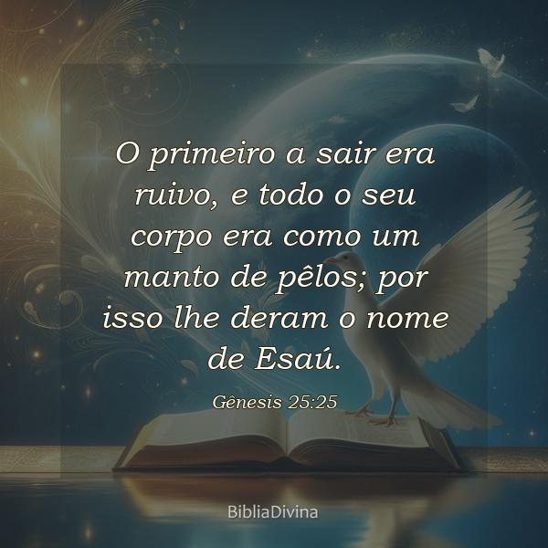 Gênesis 25:25