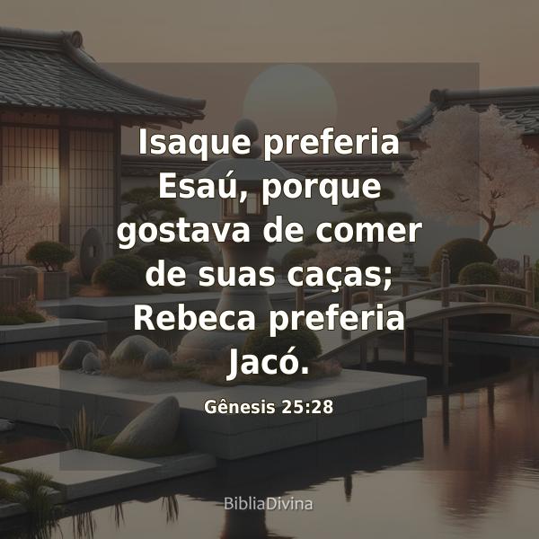 Gênesis 25:28