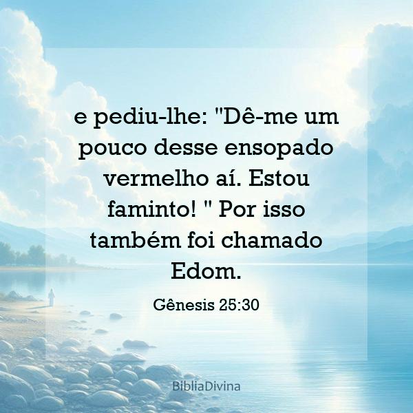 Gênesis 25:30