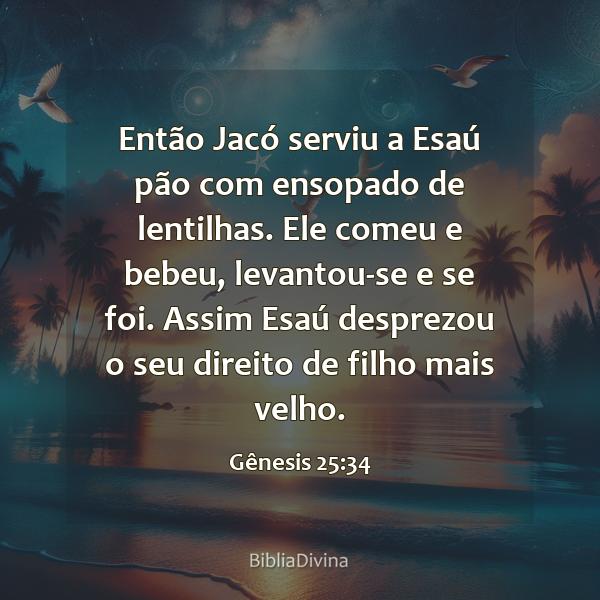 Gênesis 25:34