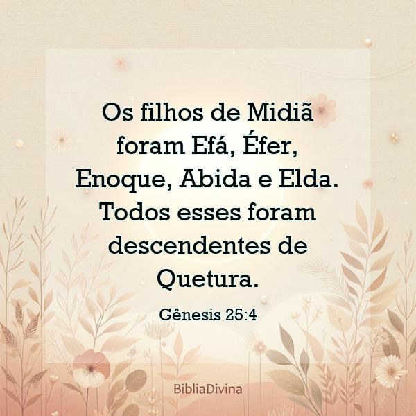 Gênesis 25:4