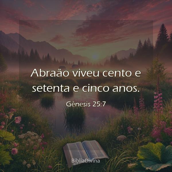 Gênesis 25:7