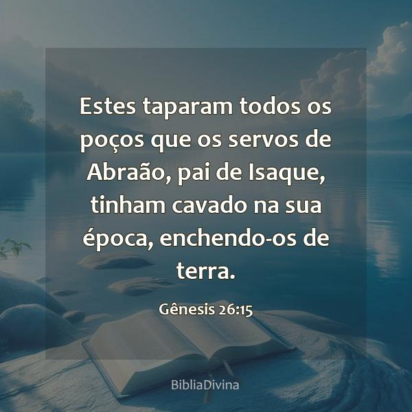 Gênesis 26:15