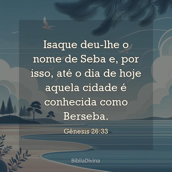 Gênesis 26:33