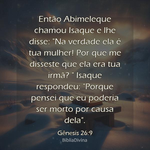 Gênesis 26:9