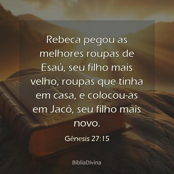 Gênesis 27:15