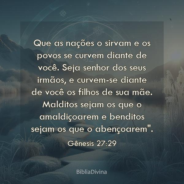 Gênesis 27:29