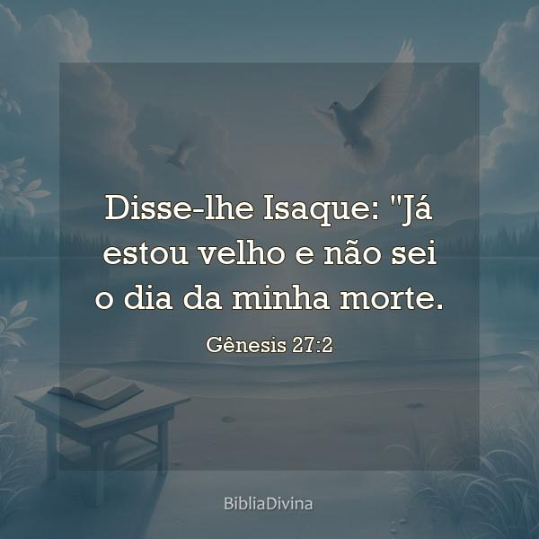 Gênesis 27:2