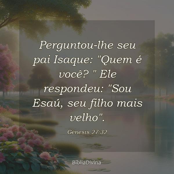 Gênesis 27:32