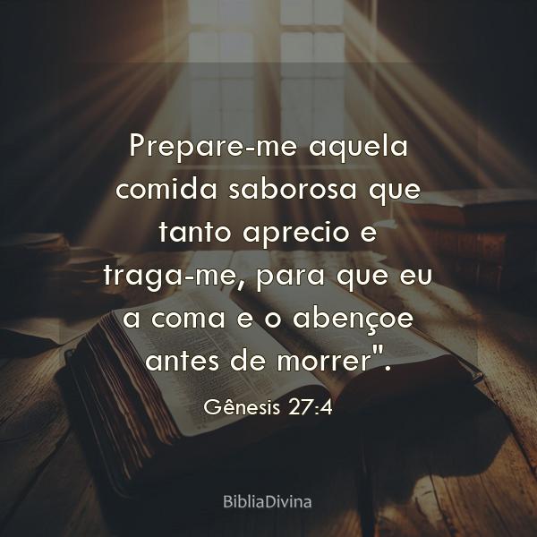 Gênesis 27:4