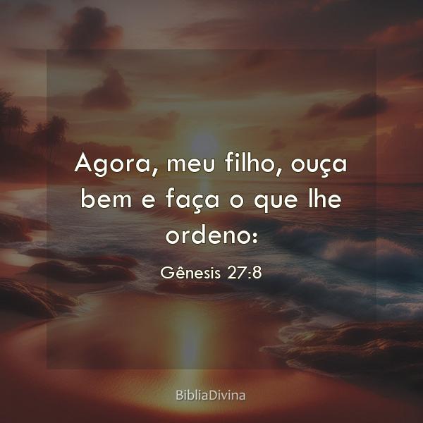 Gênesis 27:8