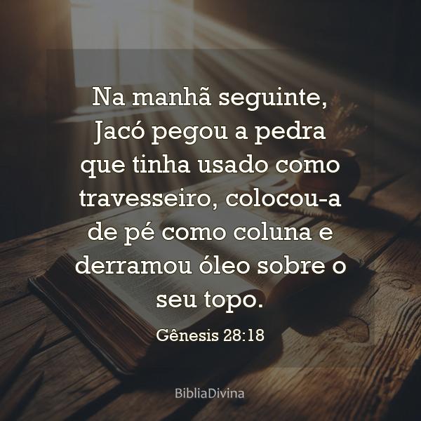 Gênesis 28:18