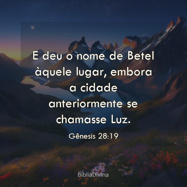 Gênesis 28:19