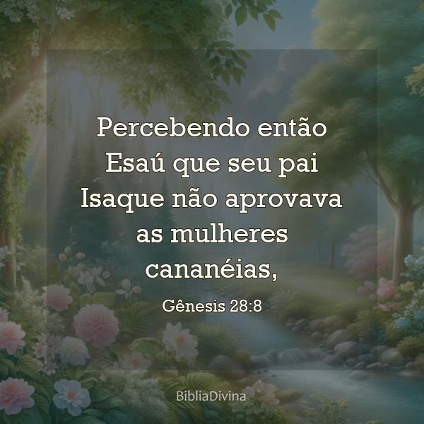 Gênesis 28:8