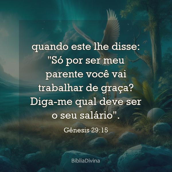 Gênesis 29:15